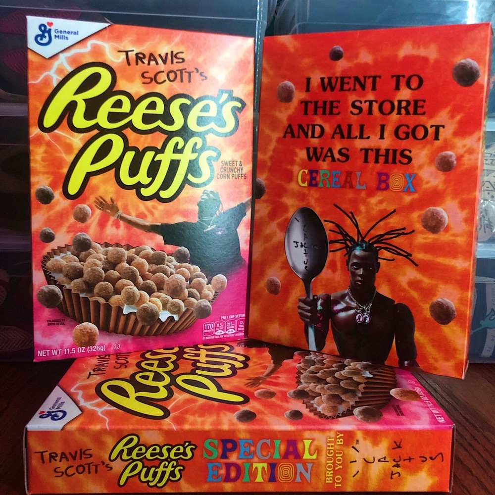 Travis Scott Reese Puffs cereal